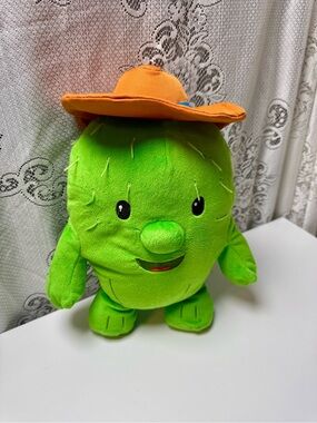 Disney Junior Sheriff Callie Toby Cactus Plush Stuffed Animal- Retired. 11”